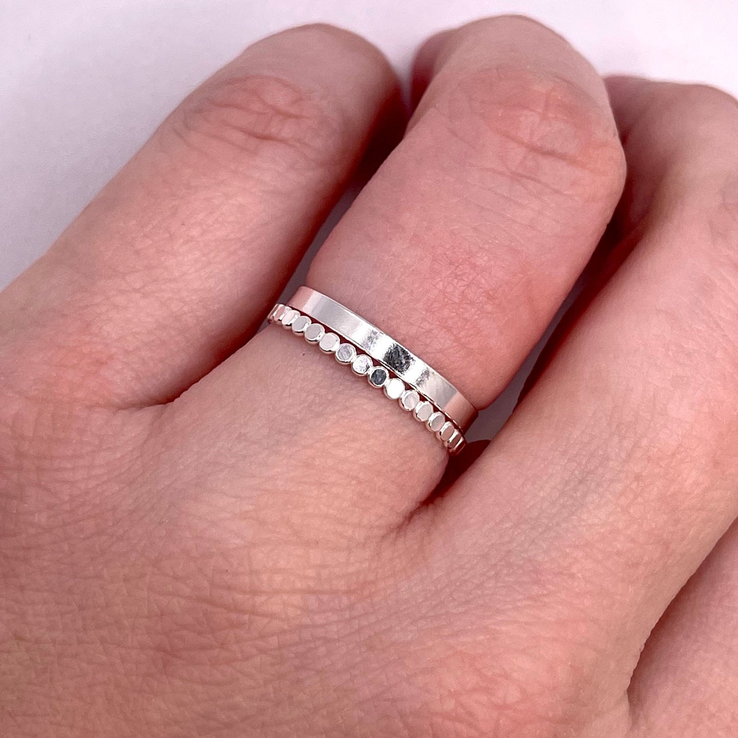 2.25mm Flat Band Stacking Ring .925 Sterling Silver