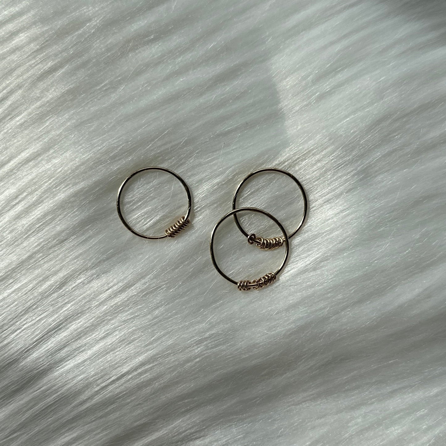 Fidget Ring Dainty Spinning Ring