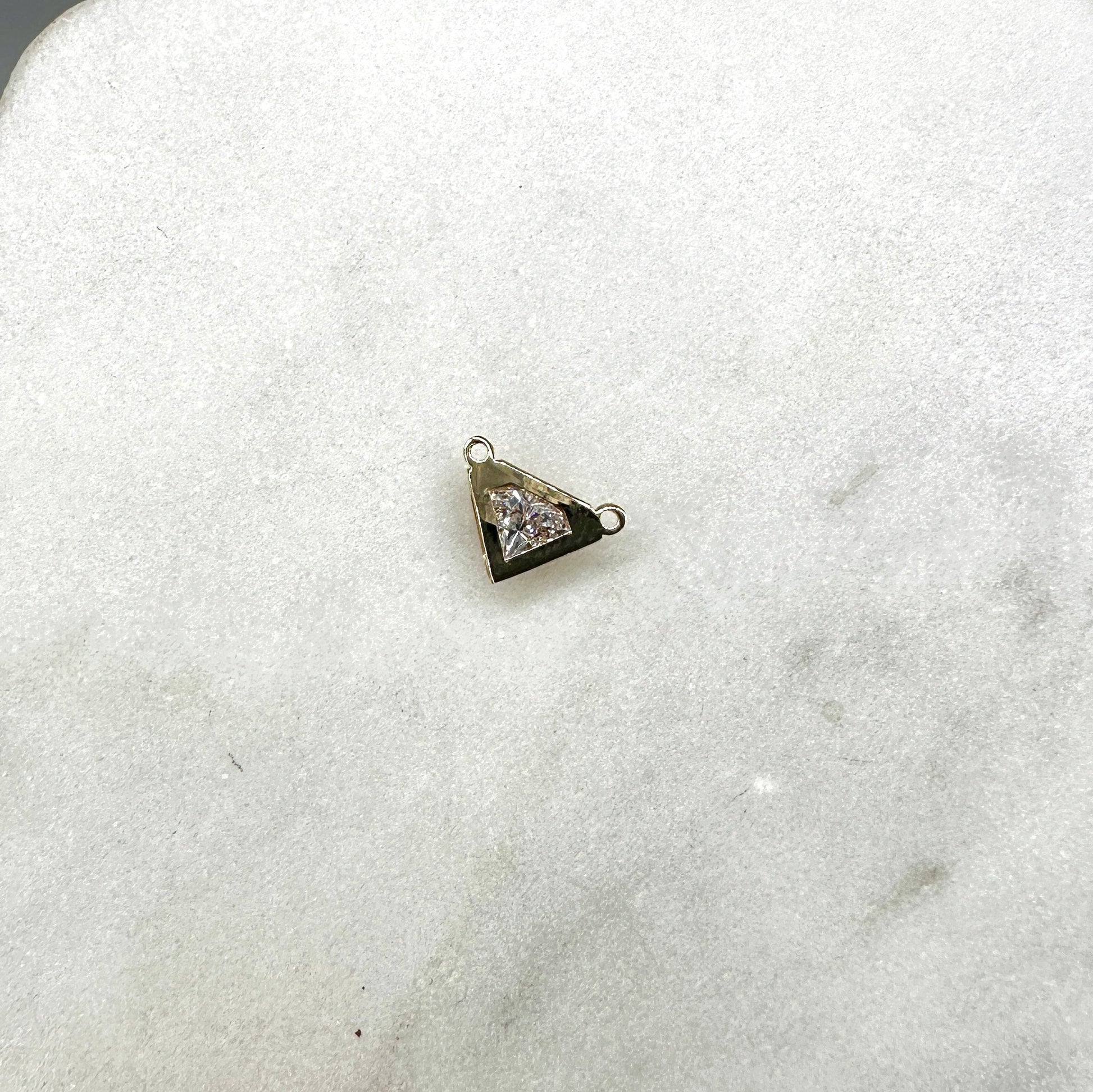 Connector Diamond-in-Diamond Pendant forEVER Permanent Jewelry Supplies