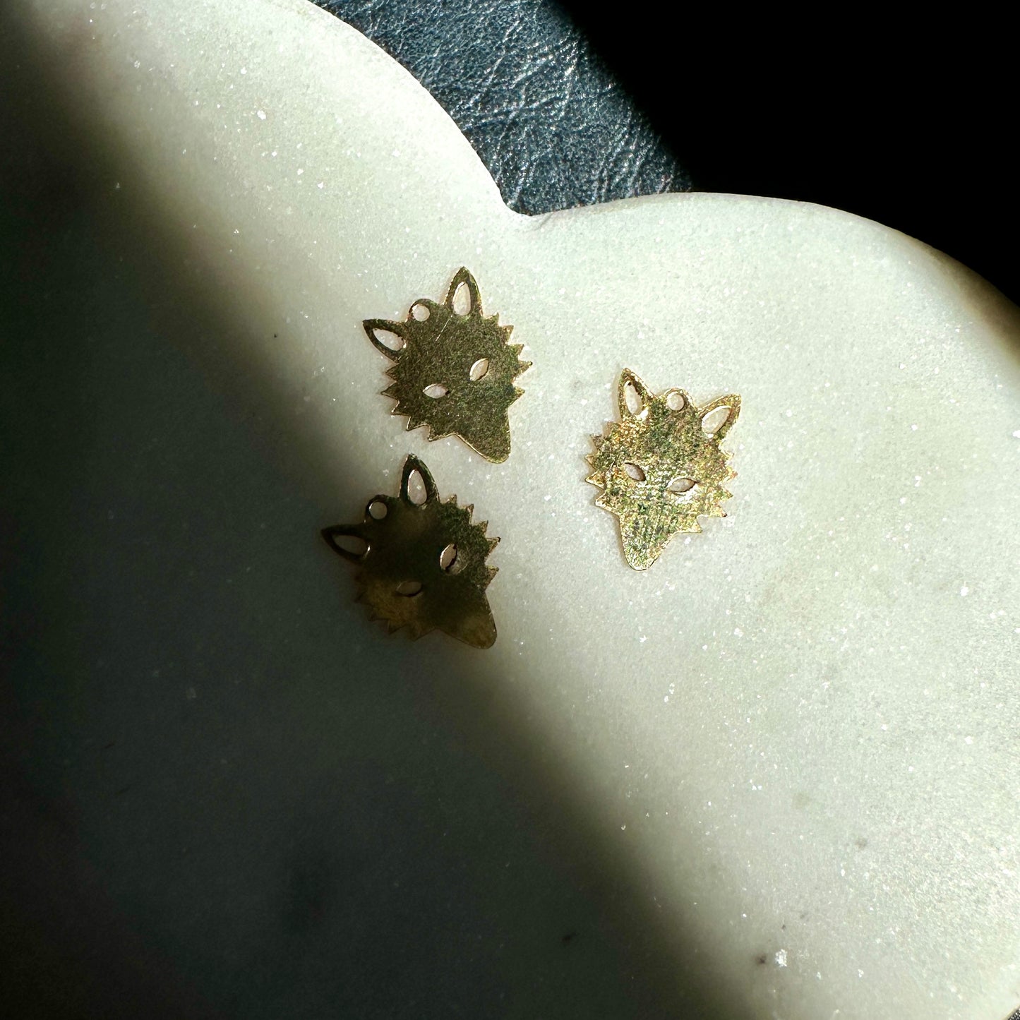 Gold-Filled Wolf Pendant