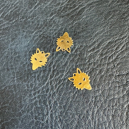 Gold-Filled Wolf Pendant