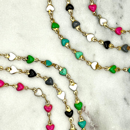 3m Pack of Stainless Steel Enamel Chain - 1m Per Chain