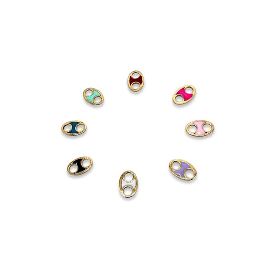 Connector Enamel Button Connector forEVER Permanent Jewelry Supplies